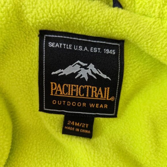 Pacific Trail Size 24M-2T Blue Jacket & Snow Pants Outdoor Adjustable Straps - Picture 6 of 14